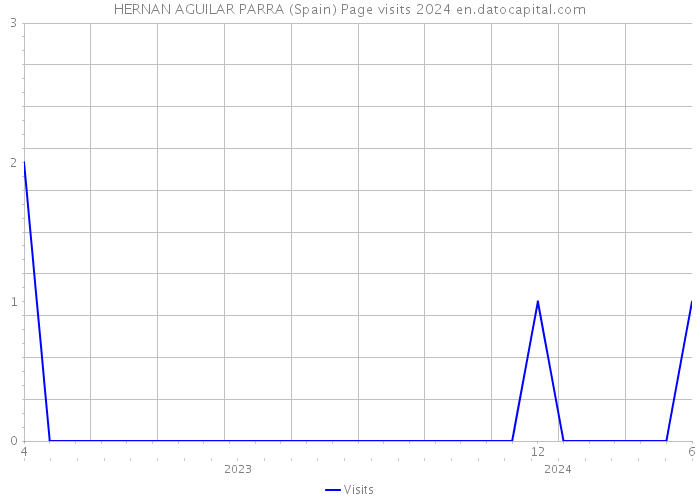 HERNAN AGUILAR PARRA (Spain) Page visits 2024 