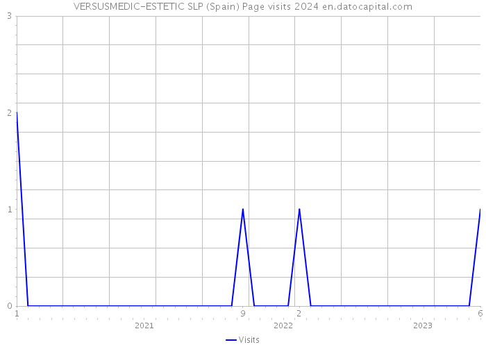 VERSUSMEDIC-ESTETIC SLP (Spain) Page visits 2024 