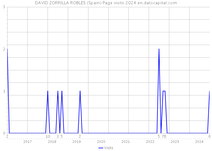 DAVID ZORRILLA ROBLES (Spain) Page visits 2024 