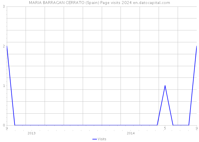 MARIA BARRAGAN CERRATO (Spain) Page visits 2024 