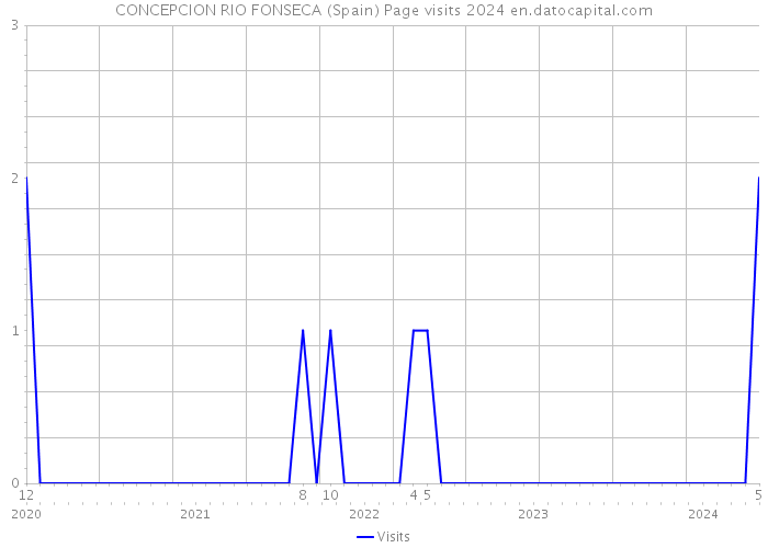 CONCEPCION RIO FONSECA (Spain) Page visits 2024 