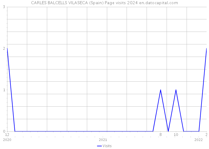 CARLES BALCELLS VILASECA (Spain) Page visits 2024 