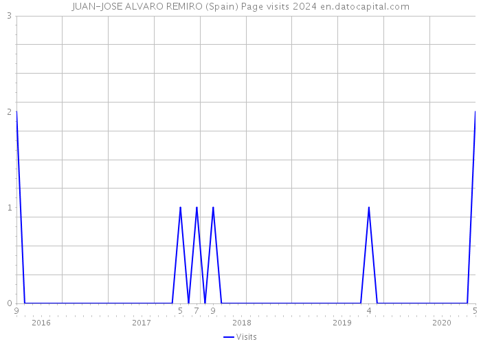 JUAN-JOSE ALVARO REMIRO (Spain) Page visits 2024 