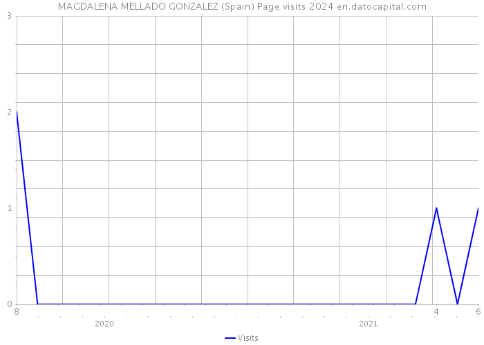 MAGDALENA MELLADO GONZALEZ (Spain) Page visits 2024 