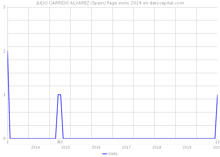 JULIO GARRIDO ALVAREZ (Spain) Page visits 2024 