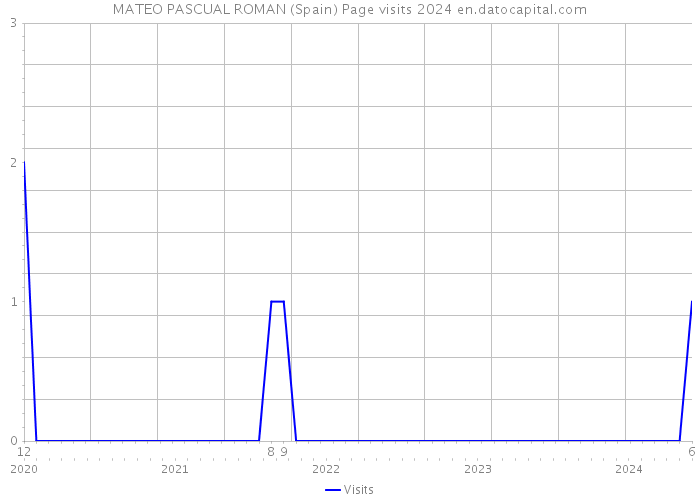 MATEO PASCUAL ROMAN (Spain) Page visits 2024 