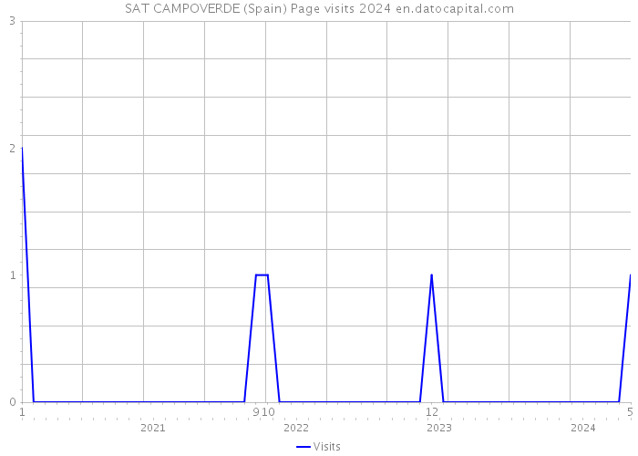SAT CAMPOVERDE (Spain) Page visits 2024 