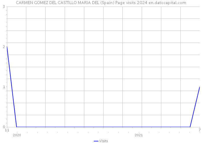 CARMEN GOMEZ DEL CASTILLO MARIA DEL (Spain) Page visits 2024 