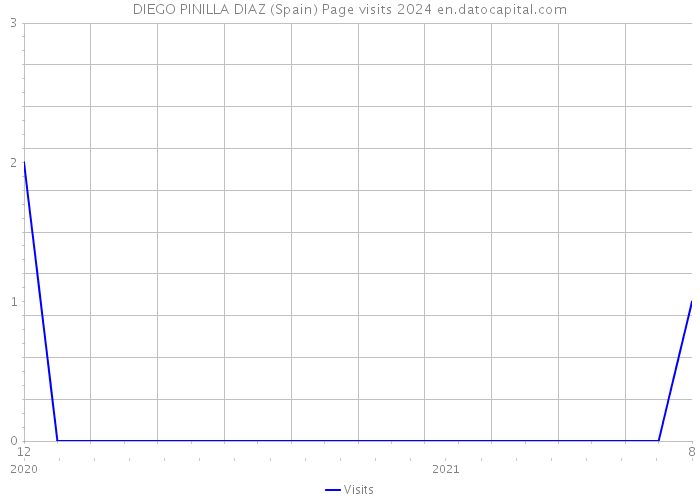 DIEGO PINILLA DIAZ (Spain) Page visits 2024 
