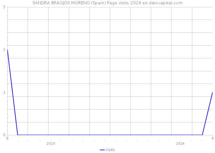 SANDRA BRAOJOS MORENO (Spain) Page visits 2024 