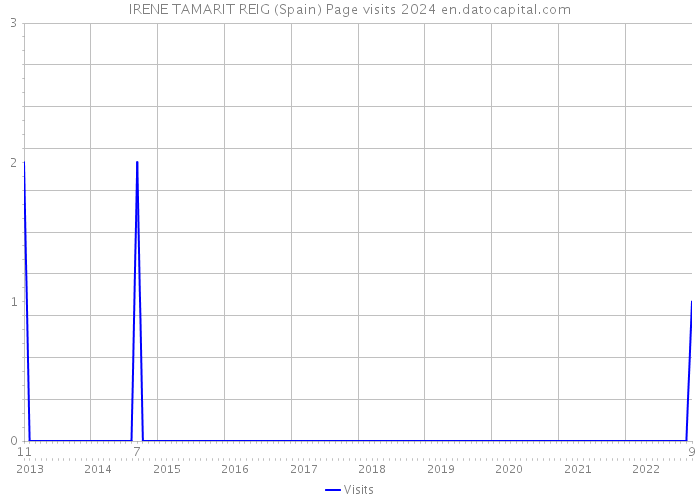 IRENE TAMARIT REIG (Spain) Page visits 2024 