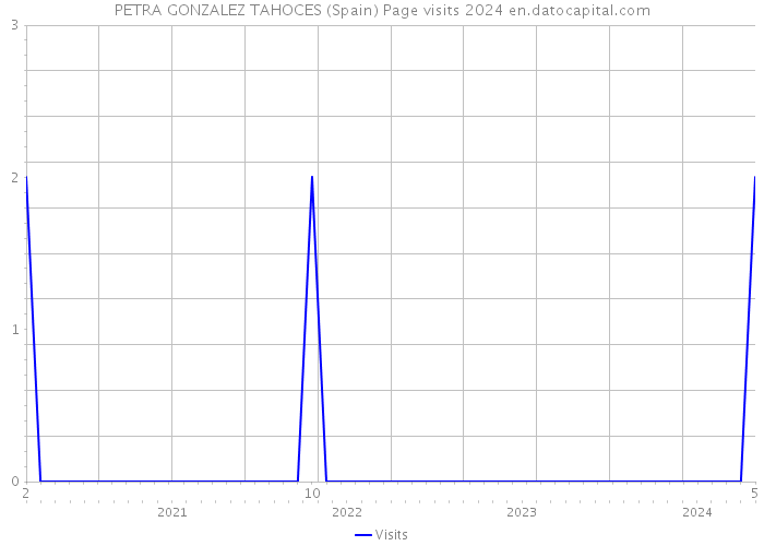 PETRA GONZALEZ TAHOCES (Spain) Page visits 2024 