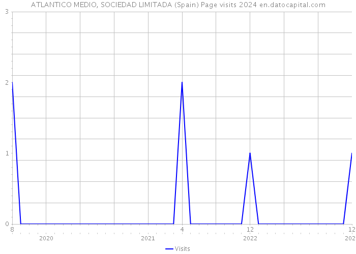 ATLANTICO MEDIO, SOCIEDAD LIMITADA (Spain) Page visits 2024 
