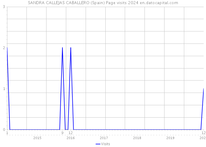 SANDRA CALLEJAS CABALLERO (Spain) Page visits 2024 