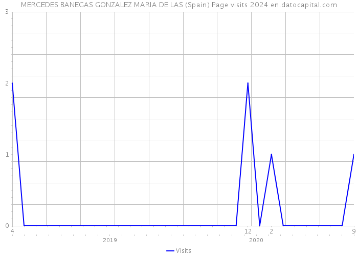 MERCEDES BANEGAS GONZALEZ MARIA DE LAS (Spain) Page visits 2024 