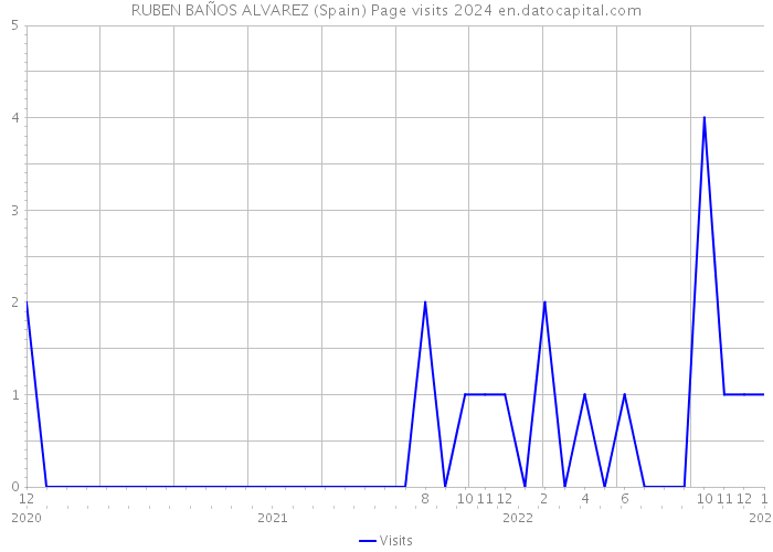 RUBEN BAÑOS ALVAREZ (Spain) Page visits 2024 