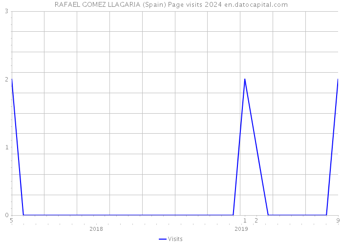 RAFAEL GOMEZ LLAGARIA (Spain) Page visits 2024 