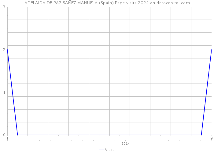 ADELAIDA DE PAZ BAÑEZ MANUELA (Spain) Page visits 2024 