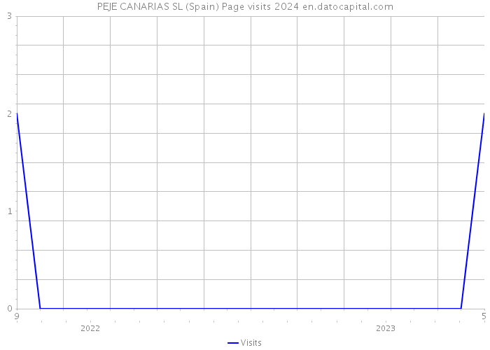 PEJE CANARIAS SL (Spain) Page visits 2024 