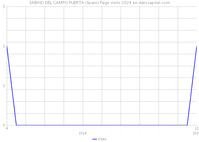 SABINO DEL CAMPO PUERTA (Spain) Page visits 2024 