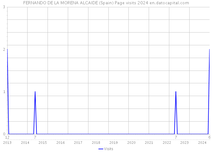 FERNANDO DE LA MORENA ALCAIDE (Spain) Page visits 2024 