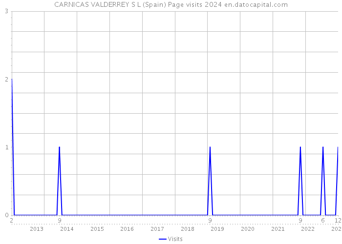 CARNICAS VALDERREY S L (Spain) Page visits 2024 