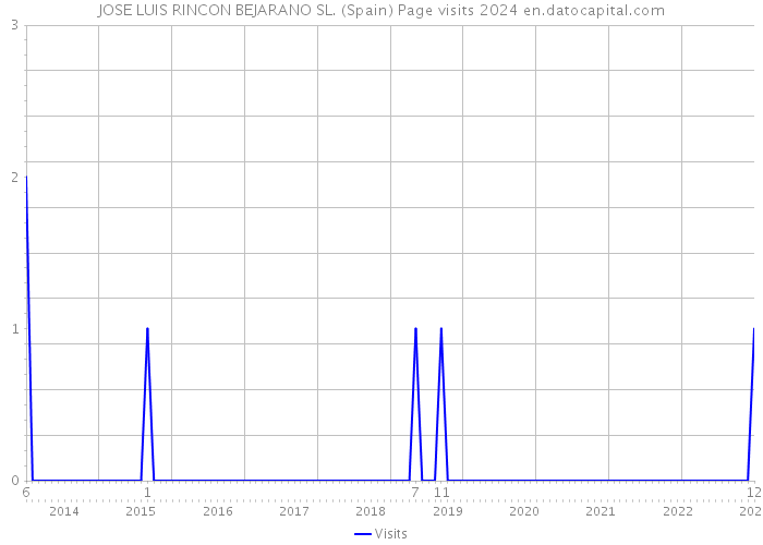 JOSE LUIS RINCON BEJARANO SL. (Spain) Page visits 2024 