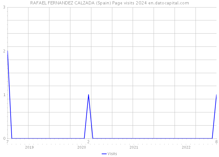 RAFAEL FERNANDEZ CALZADA (Spain) Page visits 2024 