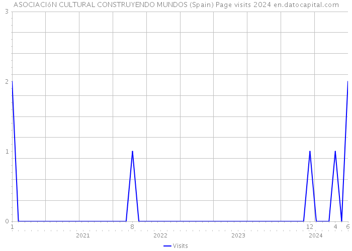 ASOCIACIóN CULTURAL CONSTRUYENDO MUNDOS (Spain) Page visits 2024 