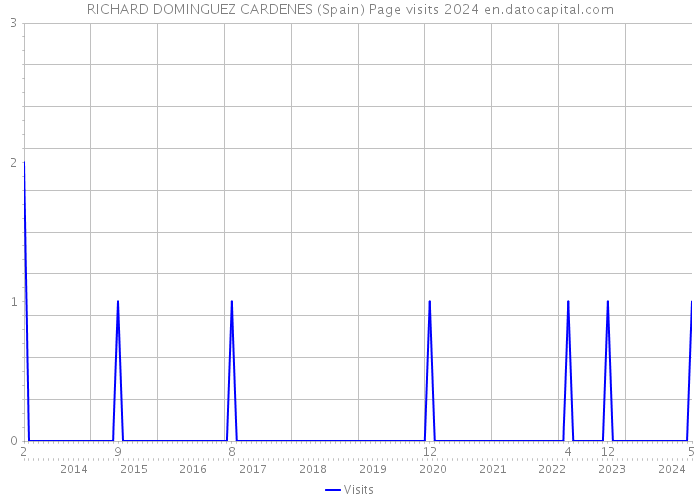 RICHARD DOMINGUEZ CARDENES (Spain) Page visits 2024 