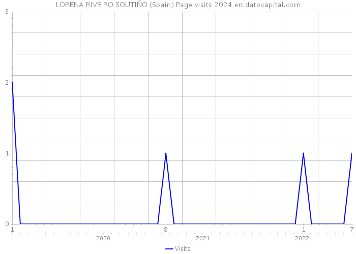 LORENA RIVEIRO SOUTIÑO (Spain) Page visits 2024 