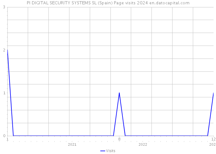 PI DIGITAL SECURITY SYSTEMS SL (Spain) Page visits 2024 