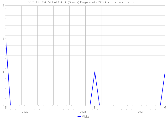 VICTOR CALVO ALCALA (Spain) Page visits 2024 