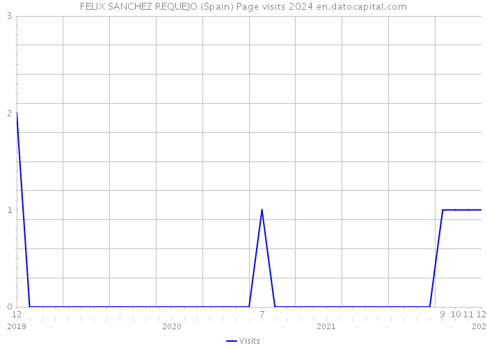 FELIX SANCHEZ REQUEJO (Spain) Page visits 2024 