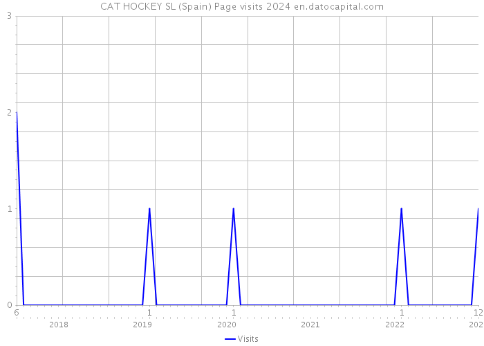 CAT HOCKEY SL (Spain) Page visits 2024 