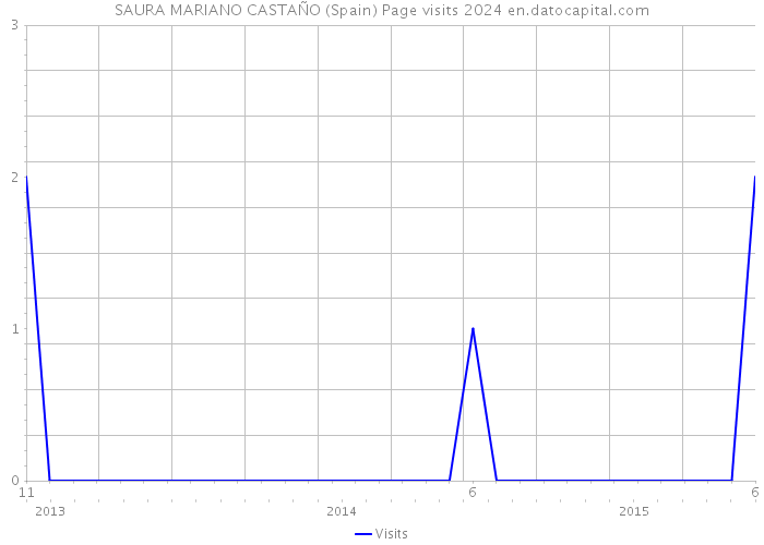 SAURA MARIANO CASTAÑO (Spain) Page visits 2024 