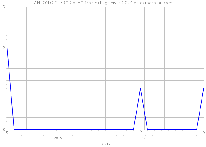 ANTONIO OTERO CALVO (Spain) Page visits 2024 