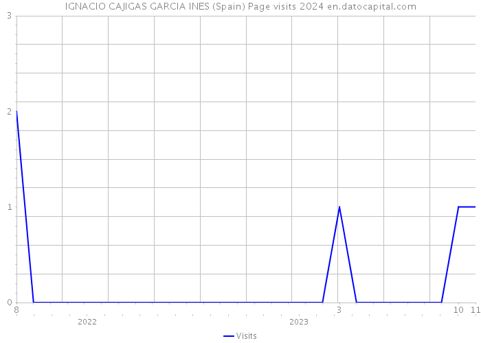 IGNACIO CAJIGAS GARCIA INES (Spain) Page visits 2024 