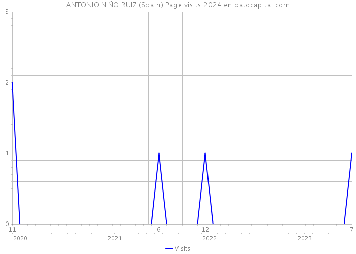 ANTONIO NIÑO RUIZ (Spain) Page visits 2024 