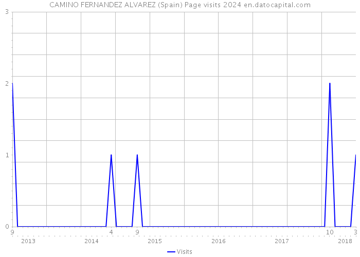 CAMINO FERNANDEZ ALVAREZ (Spain) Page visits 2024 