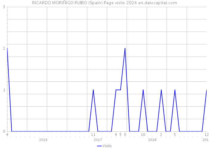 RICARDO MORIÑIGO RUBIO (Spain) Page visits 2024 