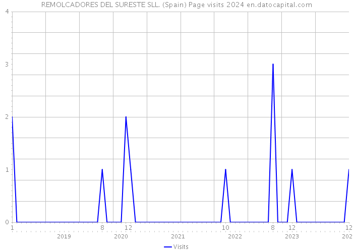 REMOLCADORES DEL SURESTE SLL. (Spain) Page visits 2024 
