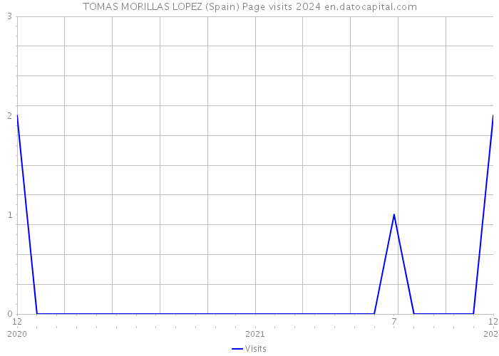 TOMAS MORILLAS LOPEZ (Spain) Page visits 2024 
