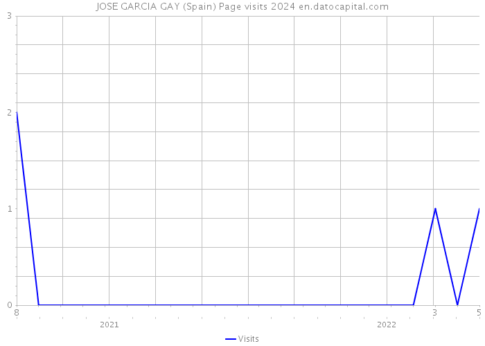 JOSE GARCIA GAY (Spain) Page visits 2024 
