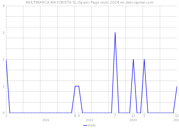 MULTIMARCA MAYORISTA SL (Spain) Page visits 2024 