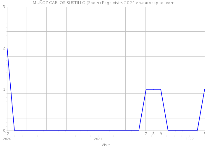 MUÑOZ CARLOS BUSTILLO (Spain) Page visits 2024 
