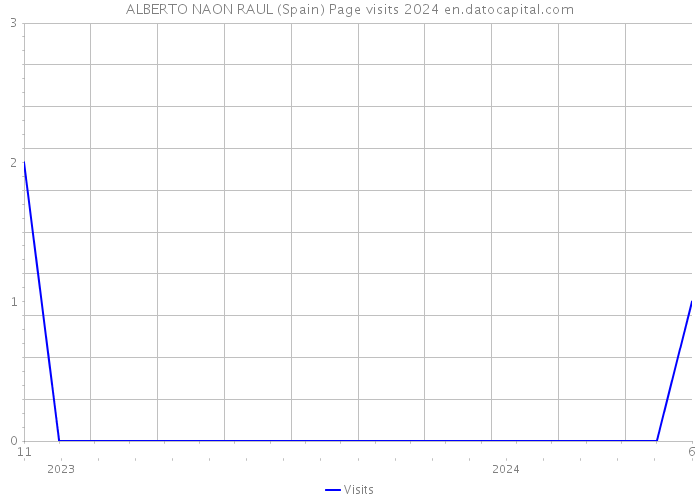 ALBERTO NAON RAUL (Spain) Page visits 2024 
