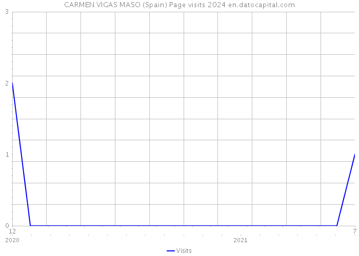 CARMEN VIGAS MASO (Spain) Page visits 2024 