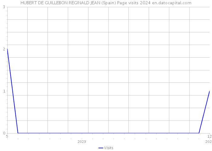 HUBERT DE GUILLEBON REGINALD JEAN (Spain) Page visits 2024 