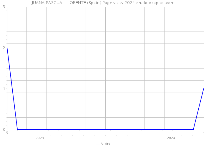 JUANA PASCUAL LLORENTE (Spain) Page visits 2024 